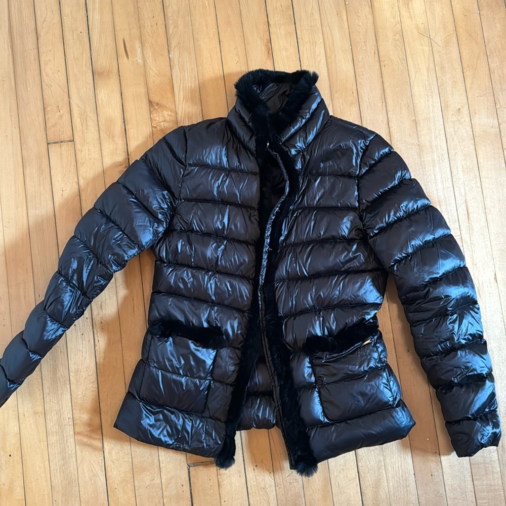 Xandres European down puffer jacket